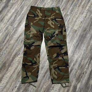 Rothco Woodland Camo BDU Cargo Pants Medium Regular Made in USA